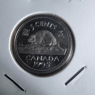 沼泽如烟--第1034场 - 加拿大1995年5分精制币