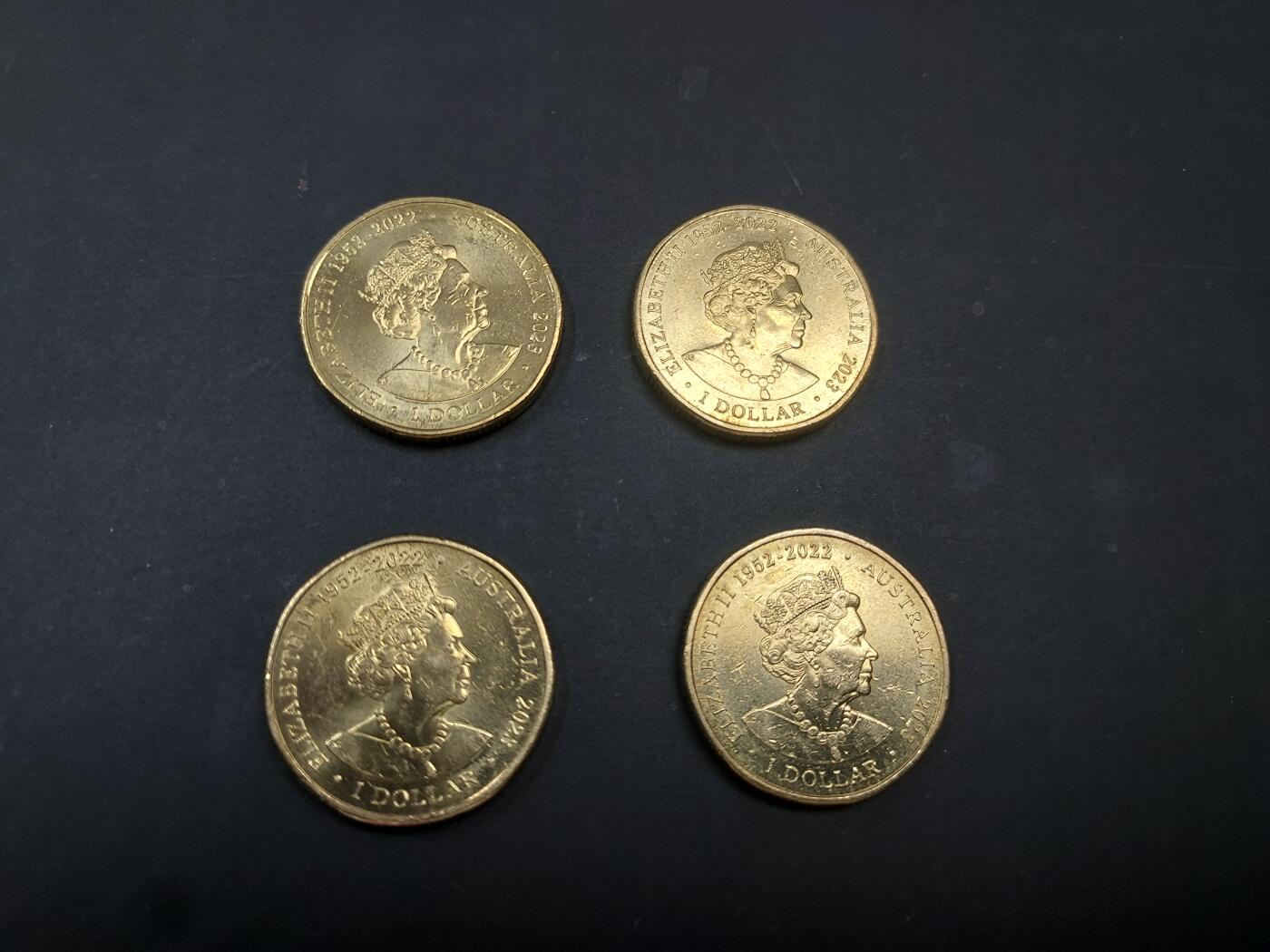 博彦收藏    4月1日 8点 钱币专场 澳洲 女足世界杯 1元硬币4枚