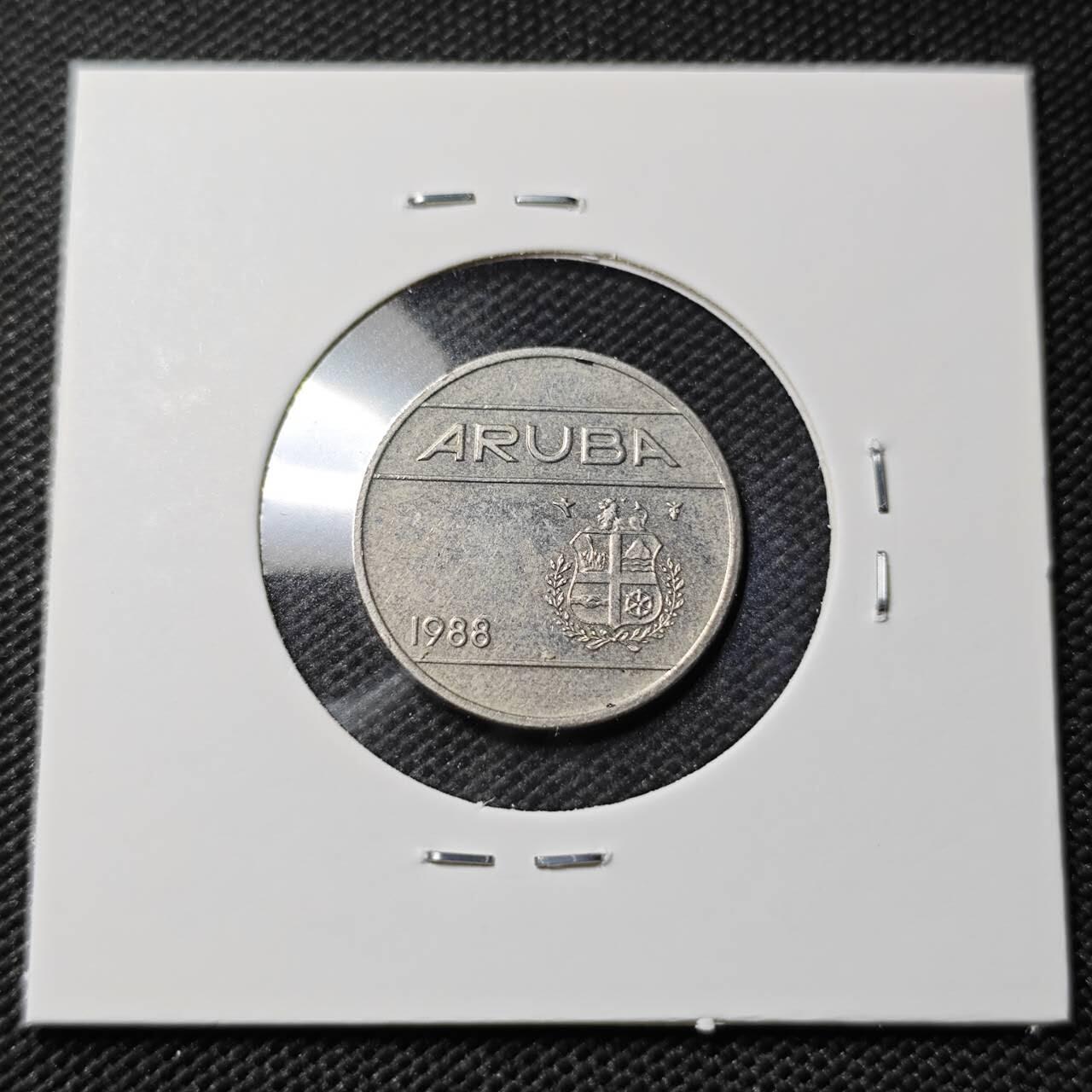 KK钱币收藏小铺  第407期 2月预留时间 周末发货  阿鲁巴25分