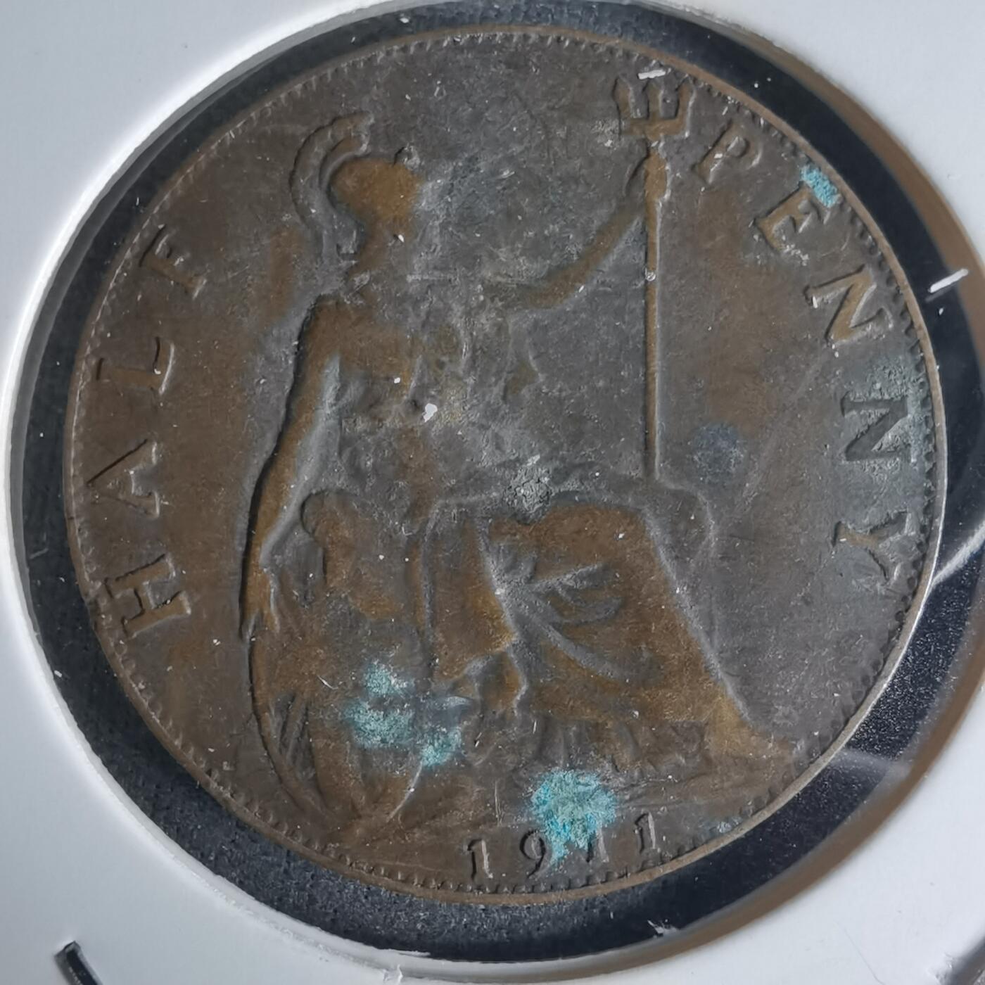 沼泽如烟--第1032场 英国1911年半便士