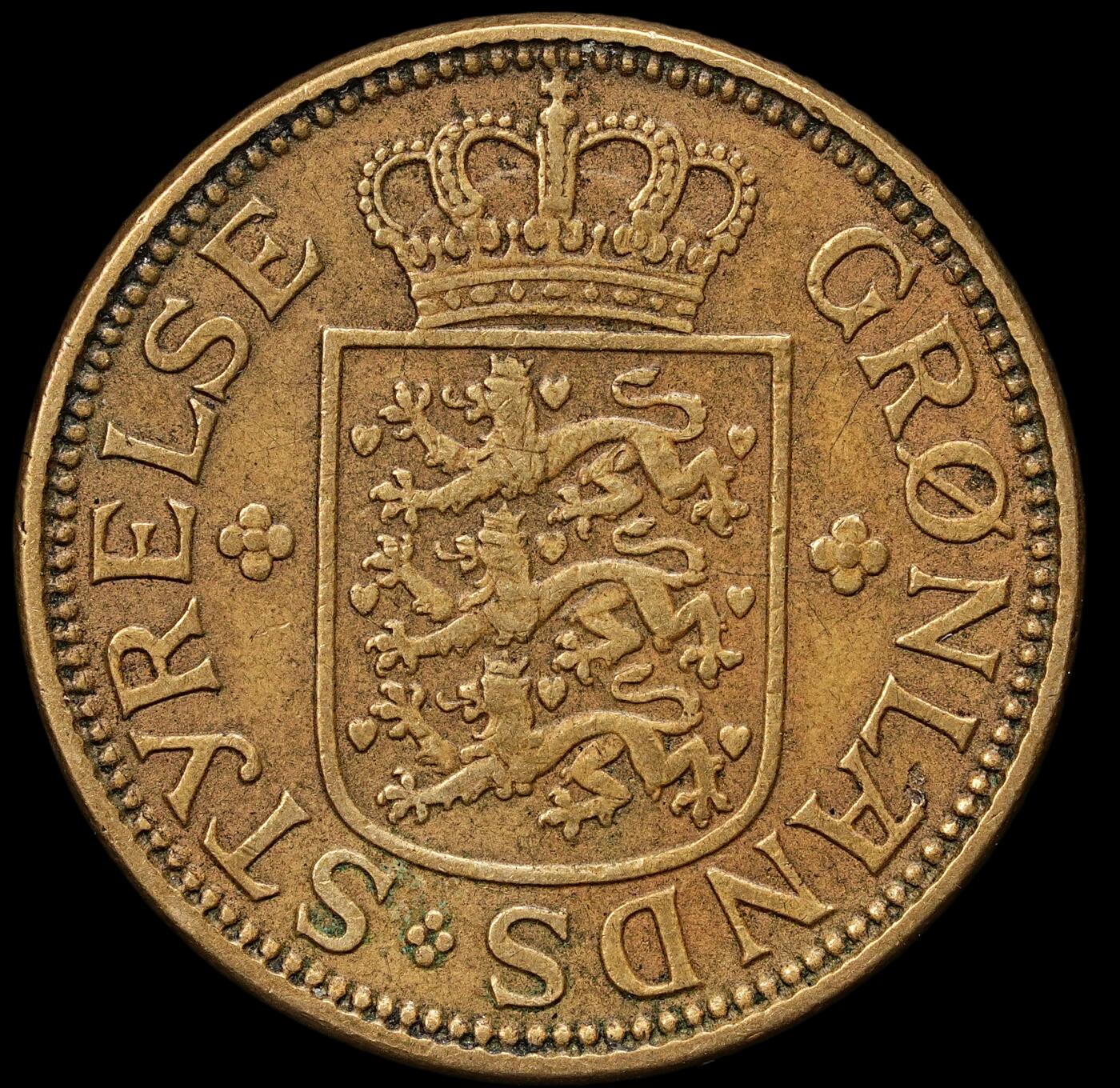 修遠堂世界钱币第109期 1926年格陵兰50欧尔