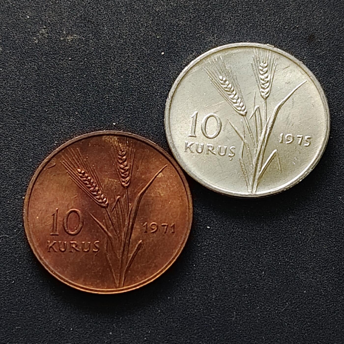 【全场包邮】纯粹捡漏拍514场 土耳其1971/1975年拖拉机瞌睡男FAO纪念币2枚一组-带FAO证书