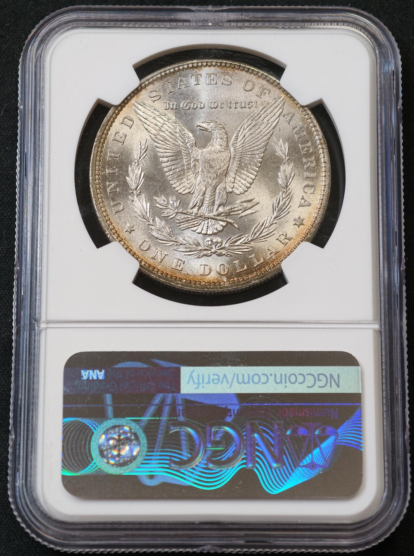 “方寸甄品”甄品场，甄臻铺-世界币章拍卖（第57期，直播拍卖），送拍享返佣金等优惠多多 NGC-MS65 1888年美国摩根，状态很棒