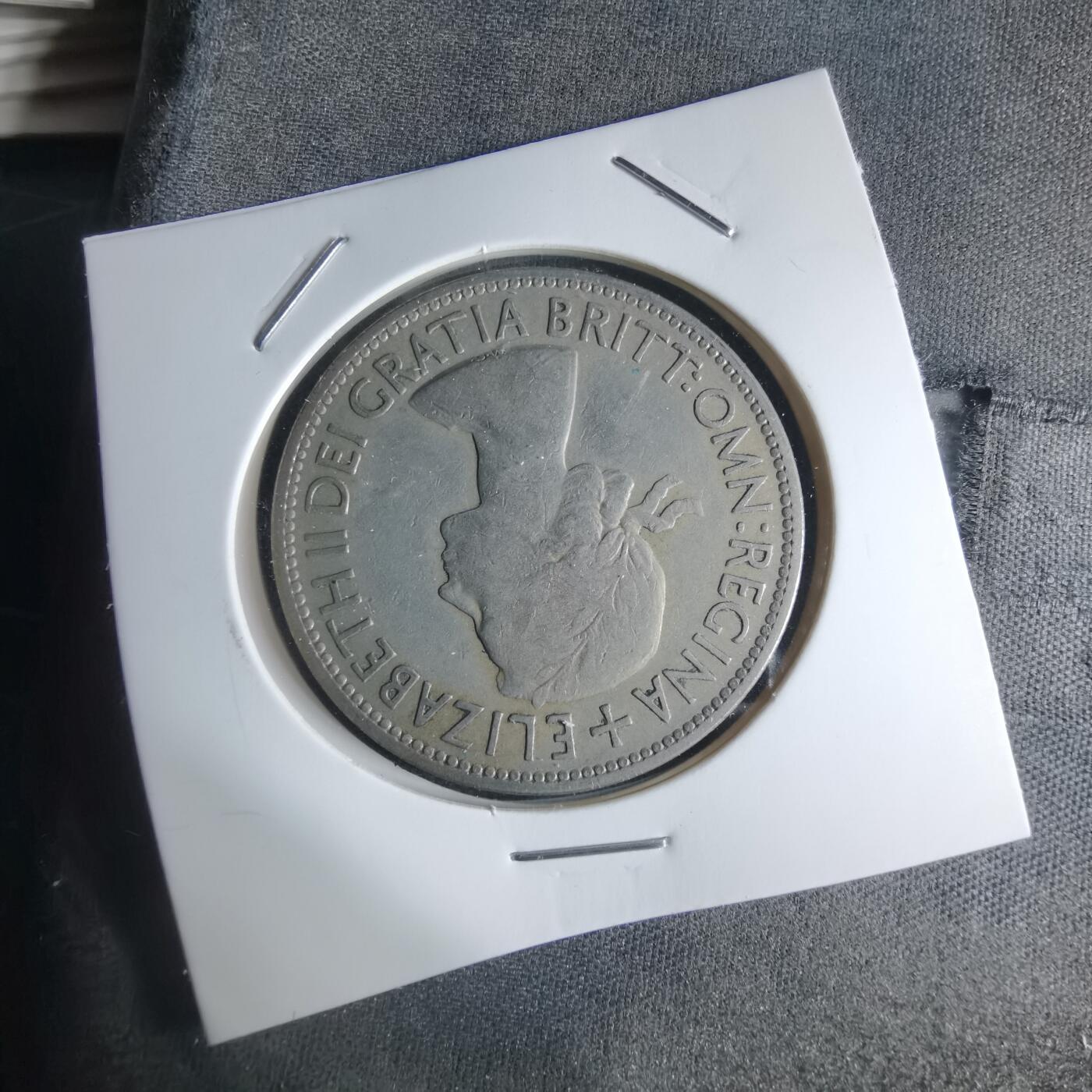 沼泽如烟--第1032场 英国1953年半克朗伊二首年