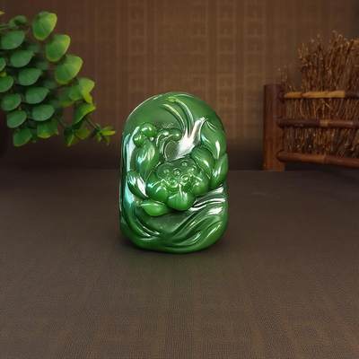 碧月说宝 君子怀瑾·当代和田玉清风专场(六) - 和田碧玉和和美美