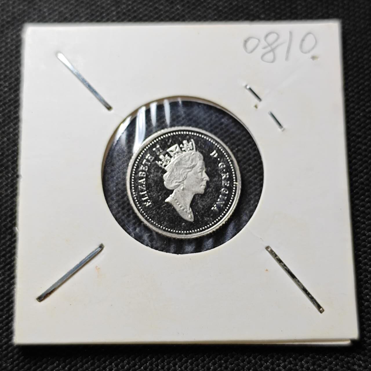 KK钱币收藏小铺  第408期 2月预留时间 周末发货    1992加拿大10分精制 纪念币