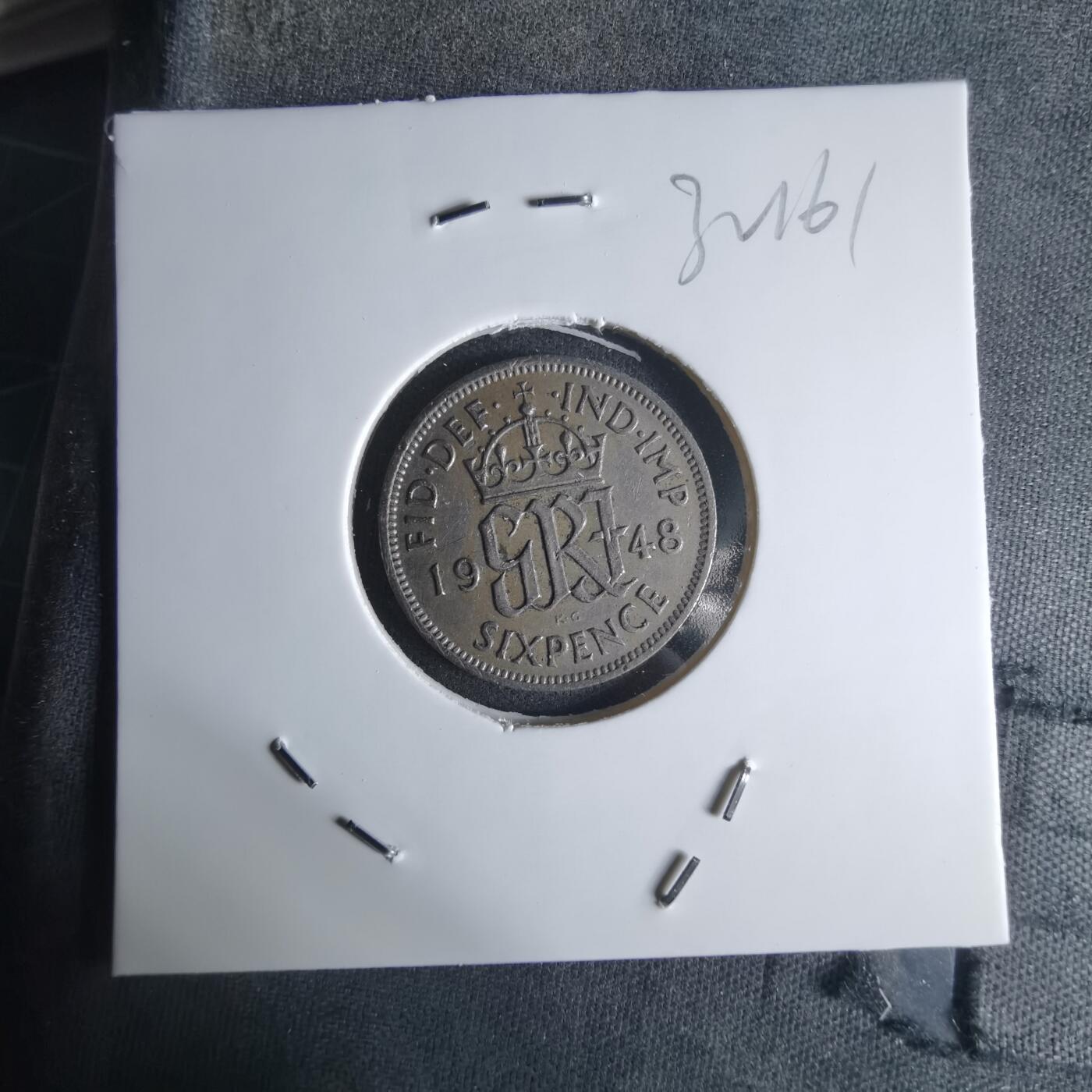 沼泽如烟--第1032场 英国1948年6便士