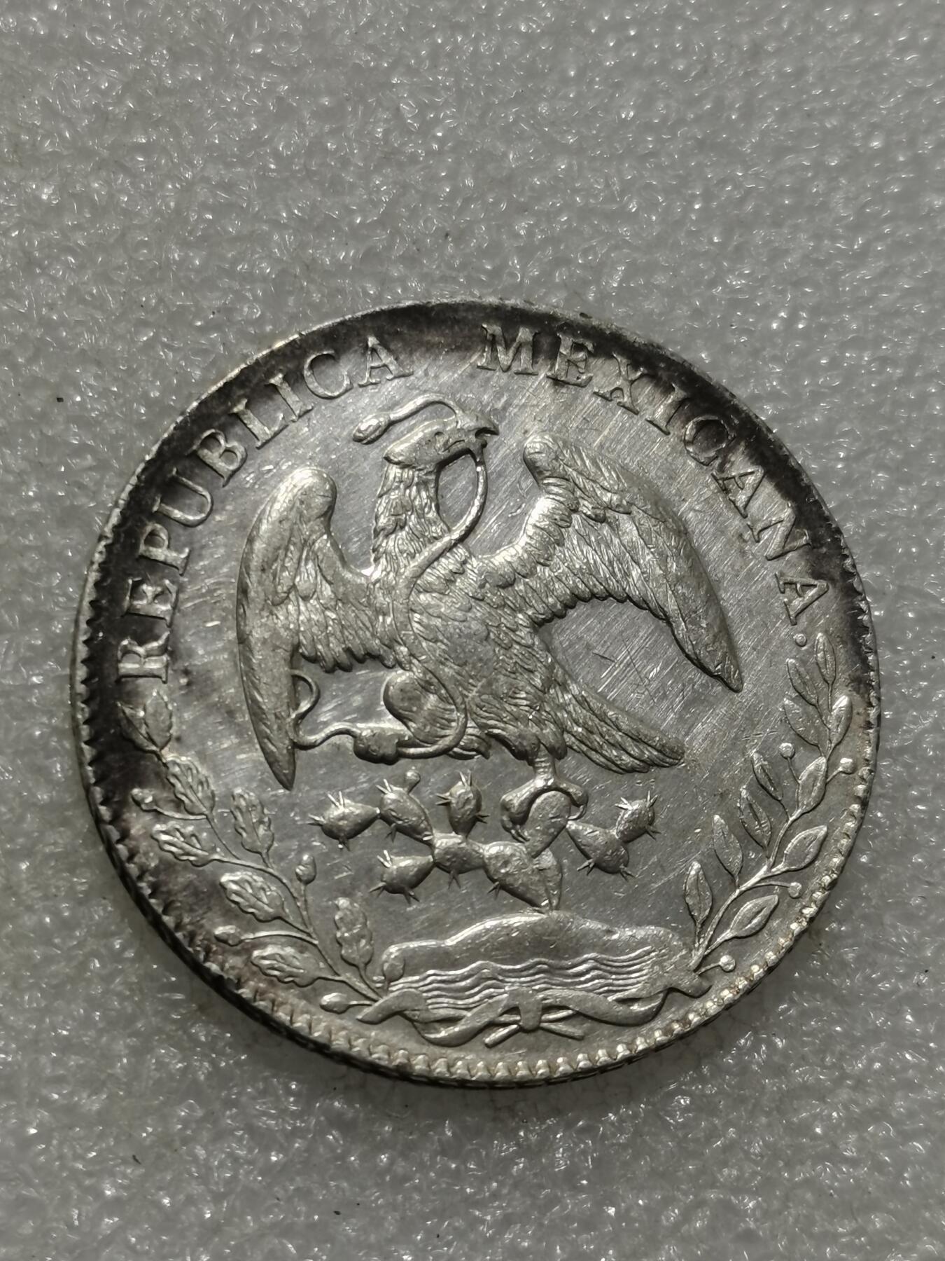 天下钱庄专场欢迎参拍 戳记墨西哥鹰洋