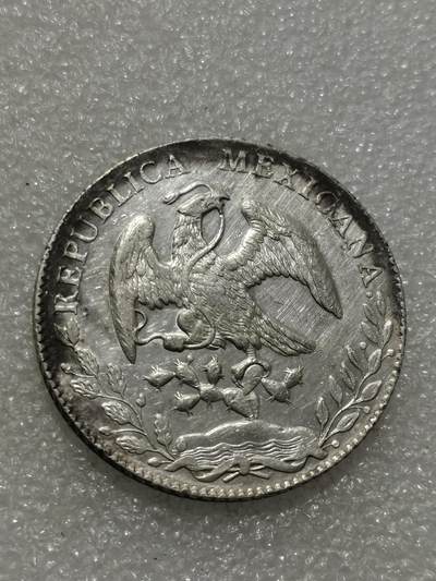 天下钱庄专场欢迎参拍 - 戳记墨西哥鹰洋