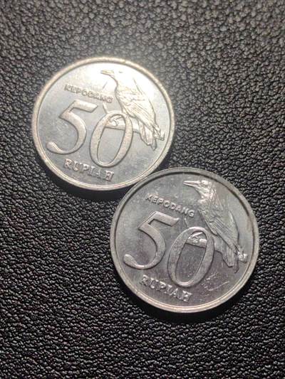 靖甫拍卖第七场 - 印尼50卢比两个