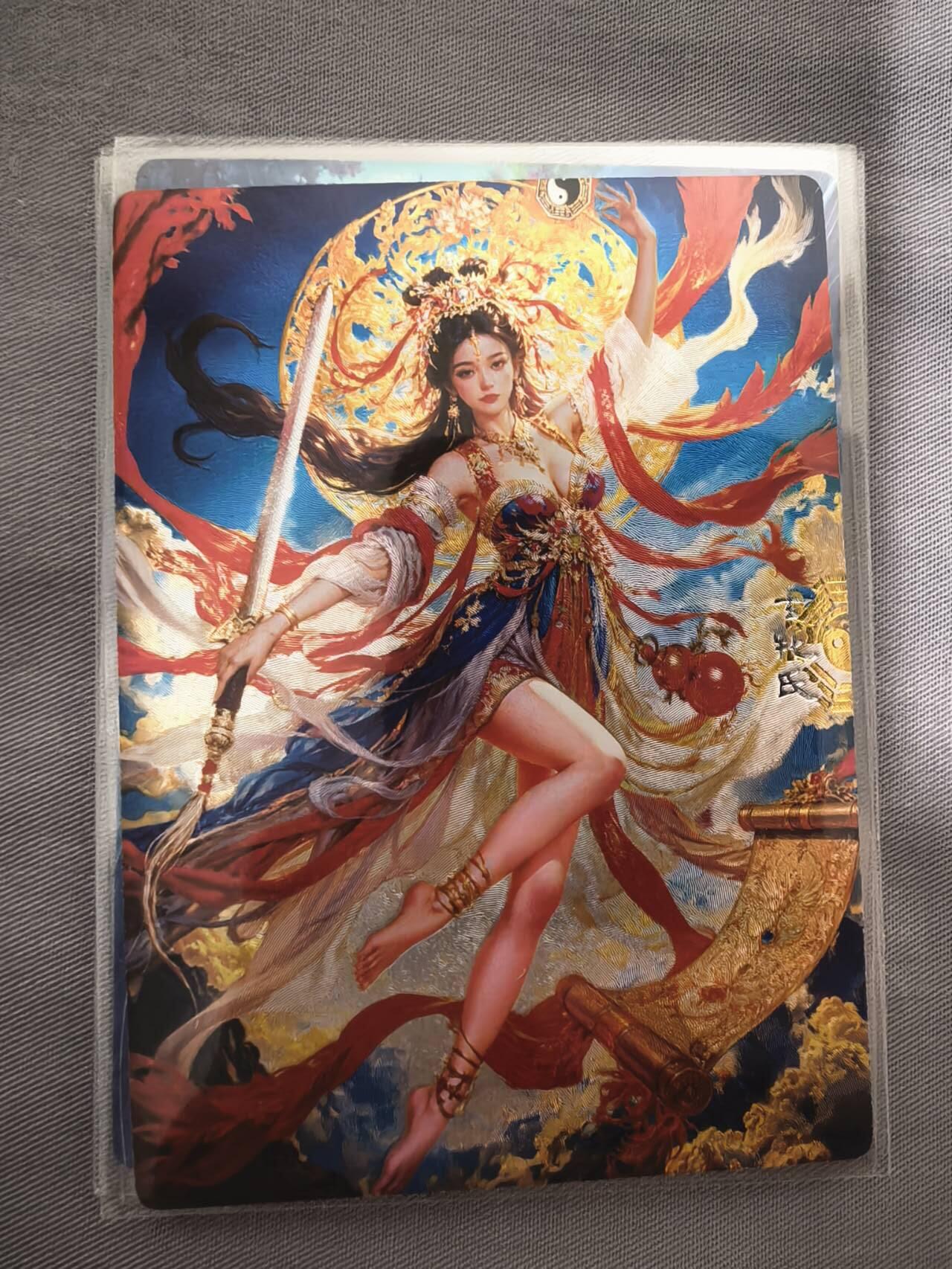 龙虎卡牌-八零场，奇点炸场！！（满200元包邮，无佣金，每周六结拍，欢迎送拍） 粗闪卡 奇点 玄灵谱 宗rich - 九天玄女