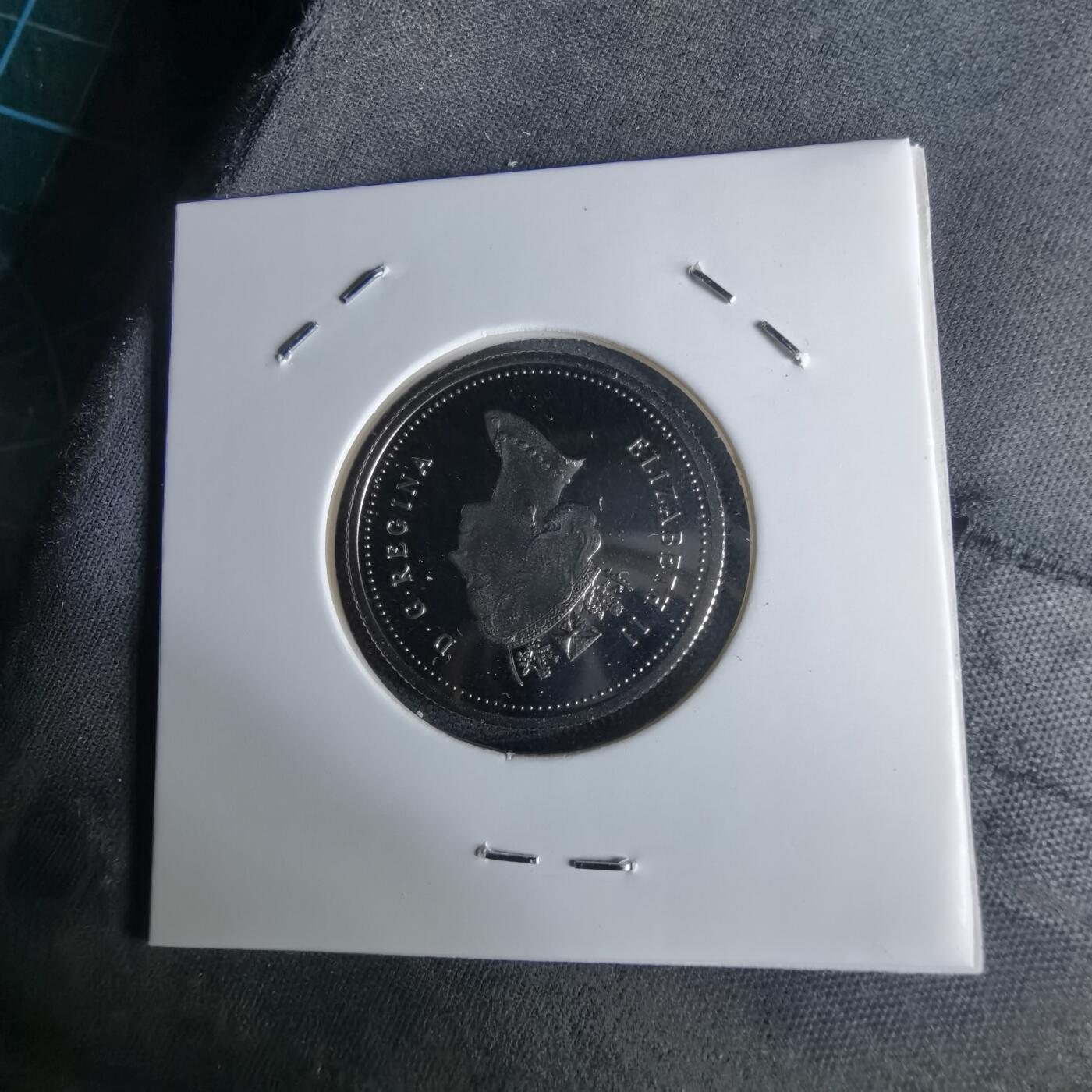 沼泽如烟--第1034场 加拿大1995年25分精制币