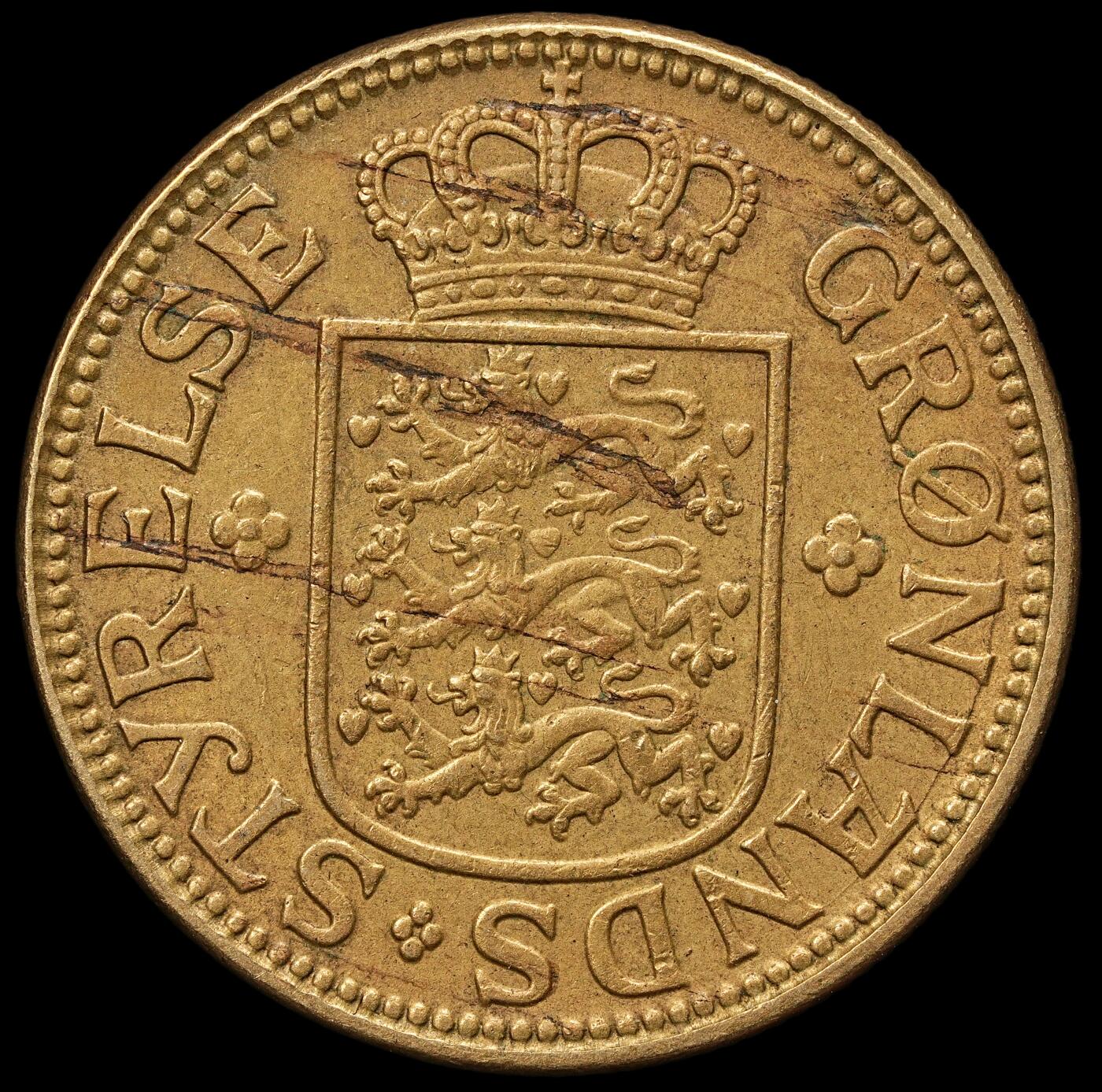 修遠堂世界钱币第109期 1926年格陵兰1克朗