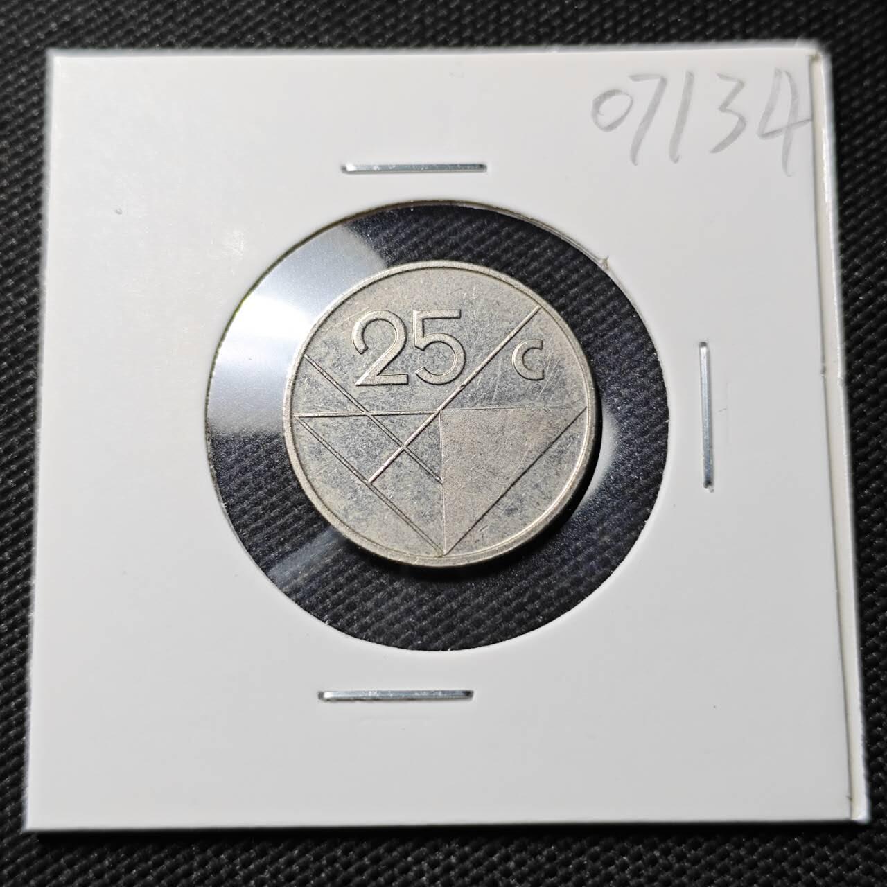 KK钱币收藏小铺  第407期 2月预留时间 周末发货  阿鲁巴25分