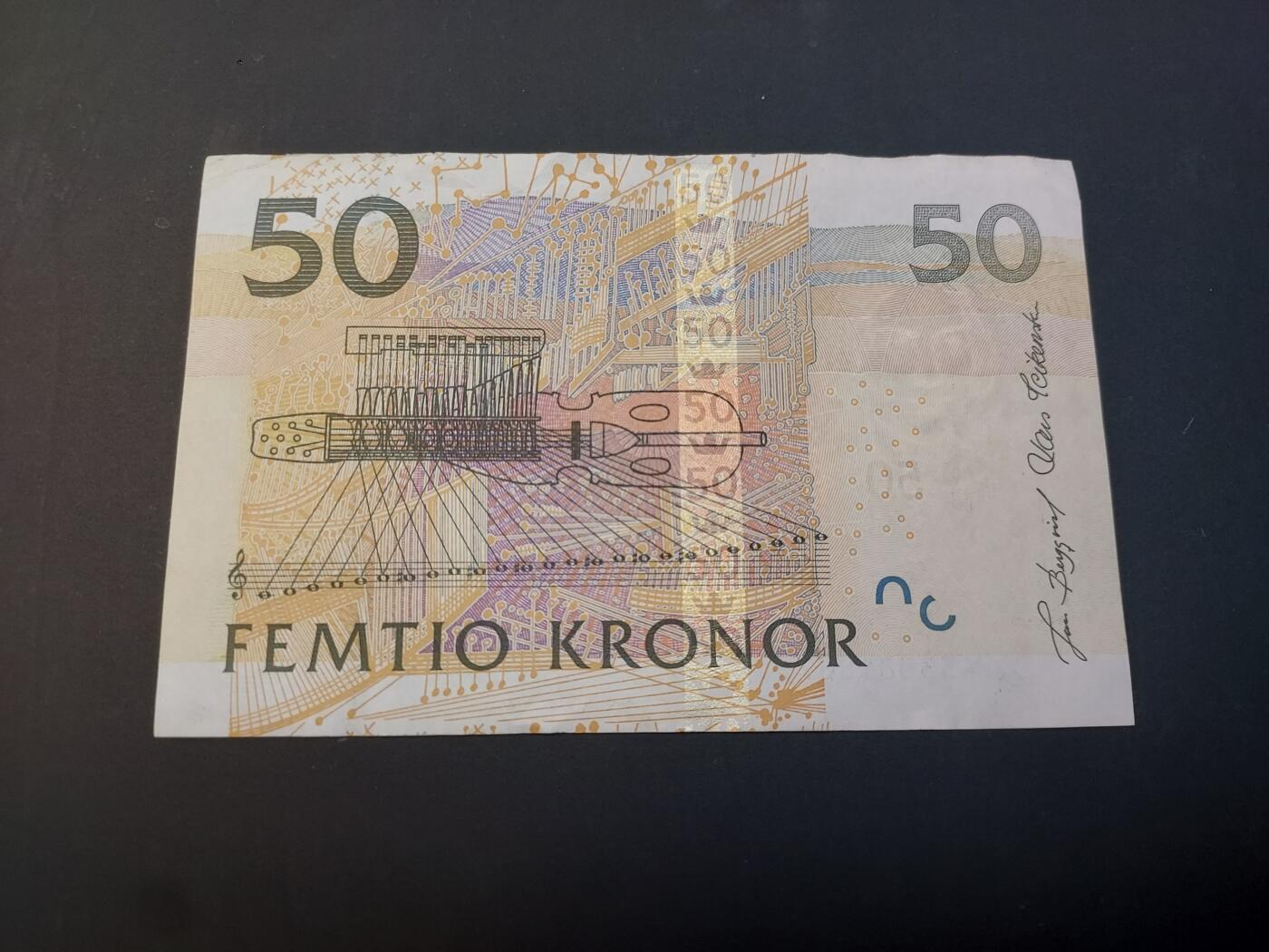 博彦收藏    4月1日 8点 钱币专场 瑞典 50克朗 85品