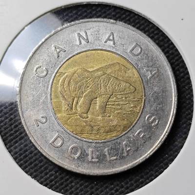 KK钱币收藏小铺  第408期 2月预留时间 周末发货 -  加拿大2元