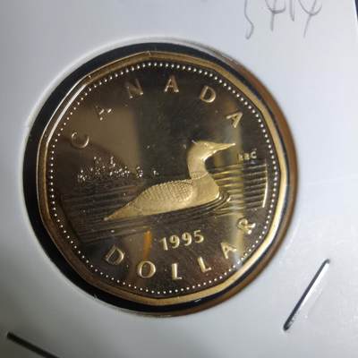 沼泽如烟--第1034场 - 加拿大1995年一元精制币