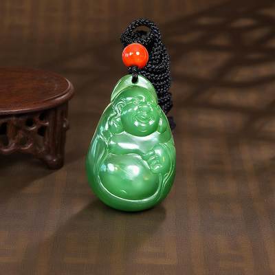 碧月说宝 君子怀瑾·当代和田玉清风专场(六) - 碧玉佛