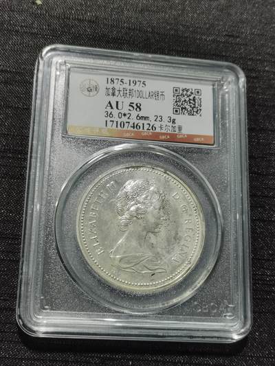 天下钱庄专场欢迎参拍 - 加拿大1加元银币