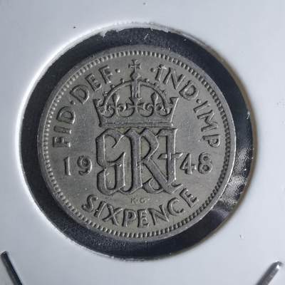 沼泽如烟--第1032场 - 英国1948年6便士