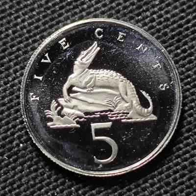 KK钱币收藏小铺  第408期 2月预留时间 周末发货 -   1980牙买加5分精制币