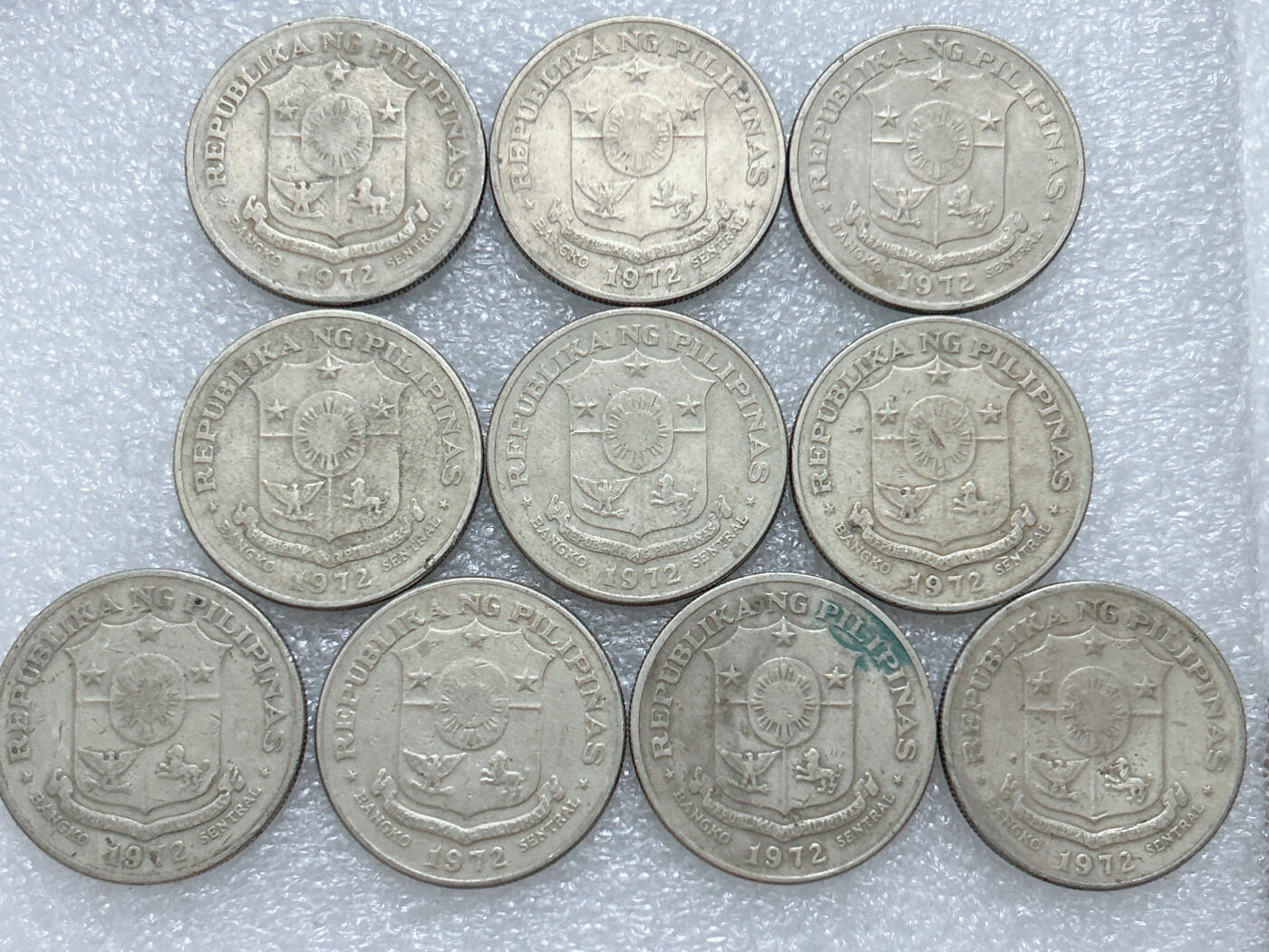 第一海外回流一元起拍收藏 散集专场  第306期 菲律宾1比索大币 10枚