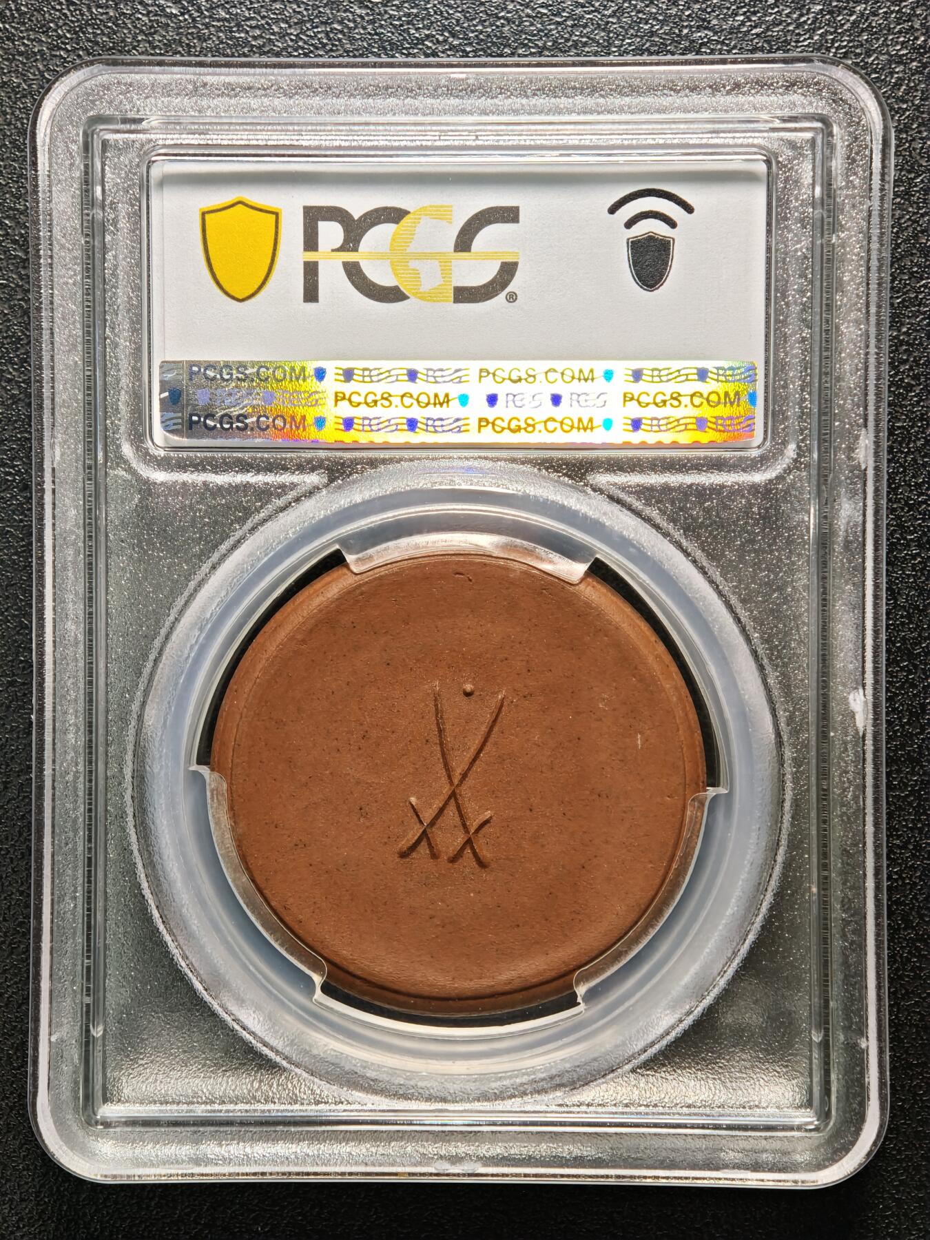 【德藏】世界币章拍卖第169期（拍品征集中~欢迎藏友联系） 1934年 德国民族社会主义工人党莱比锡联邦射击节陶瓷纪念章 PCGS MS65 稀少品种 发行量仅200-500枚（原图请查询PCGS评级官网）