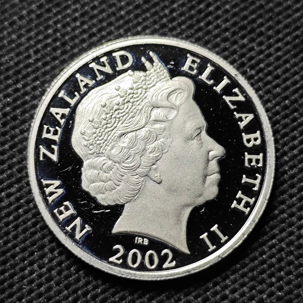 KK钱币收藏小铺  第408期 2月预留时间 周末发货   2002新西兰10分精制币