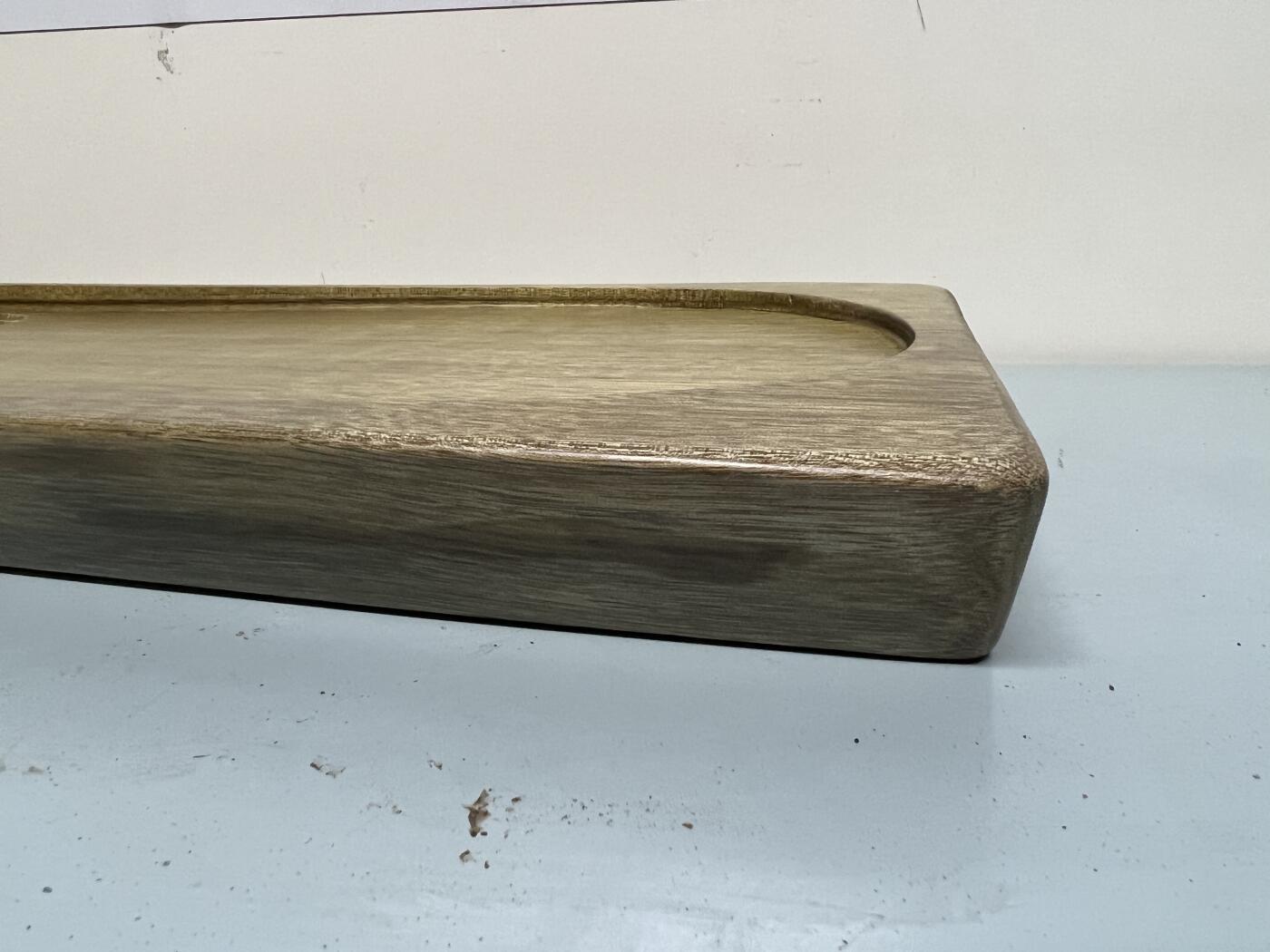 零元拍：NO.4金丝楠茶盘 金光闪闪。尺寸约：43/16/3.5CM。 