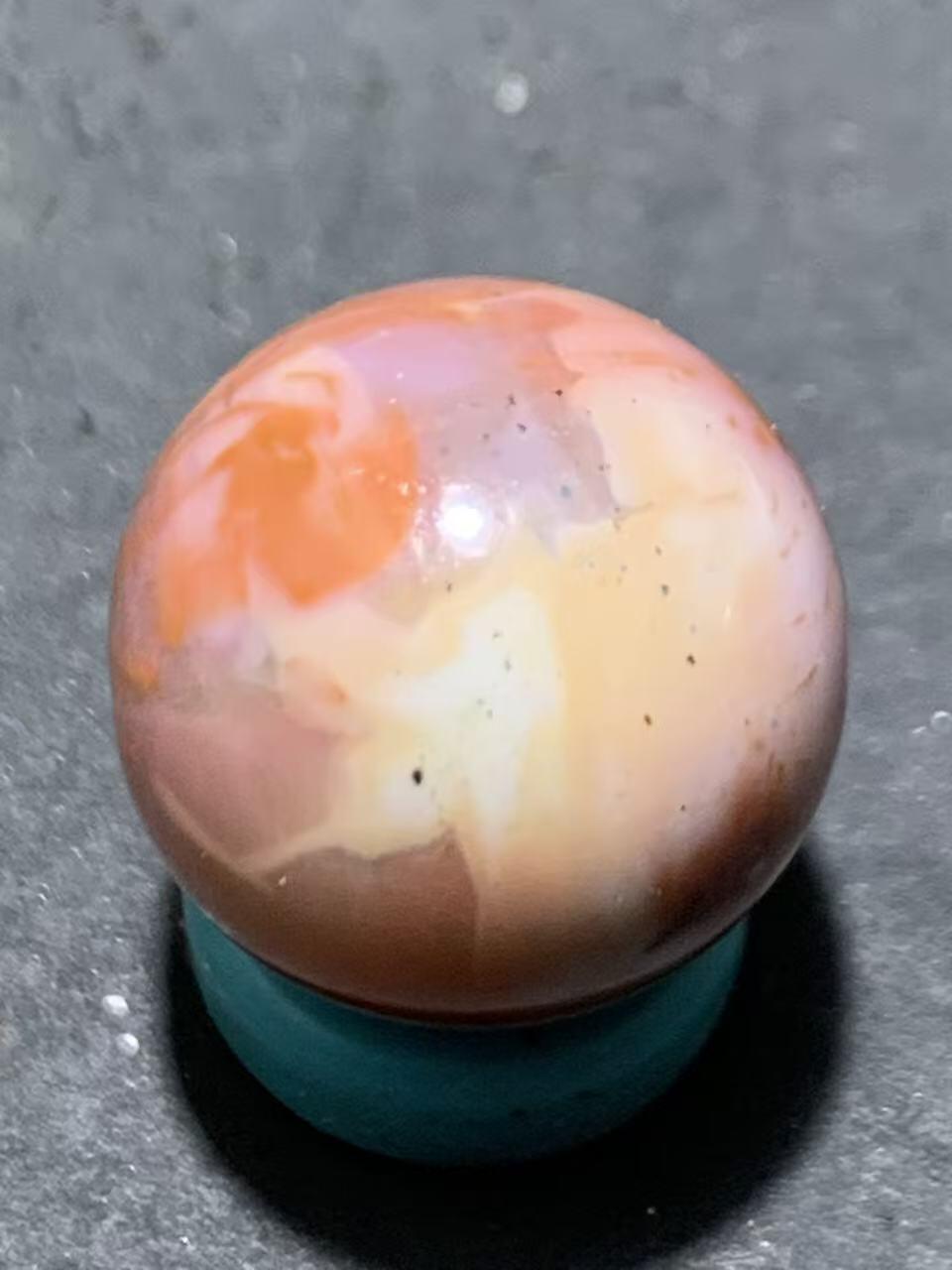 川料南红玛瑙通货圆珠一颗！配串利器！