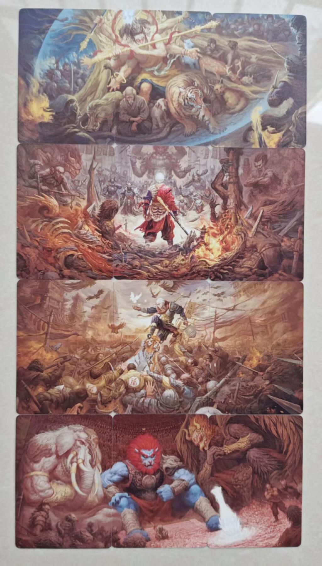 龙虎卡牌-八零场，奇点炸场！！（满200元包邮，无佣金，每周六结拍，欢迎送拍） 普卡12张全 燎原焱卡 问道东方 西游无胜 三拼 一套 (4组)