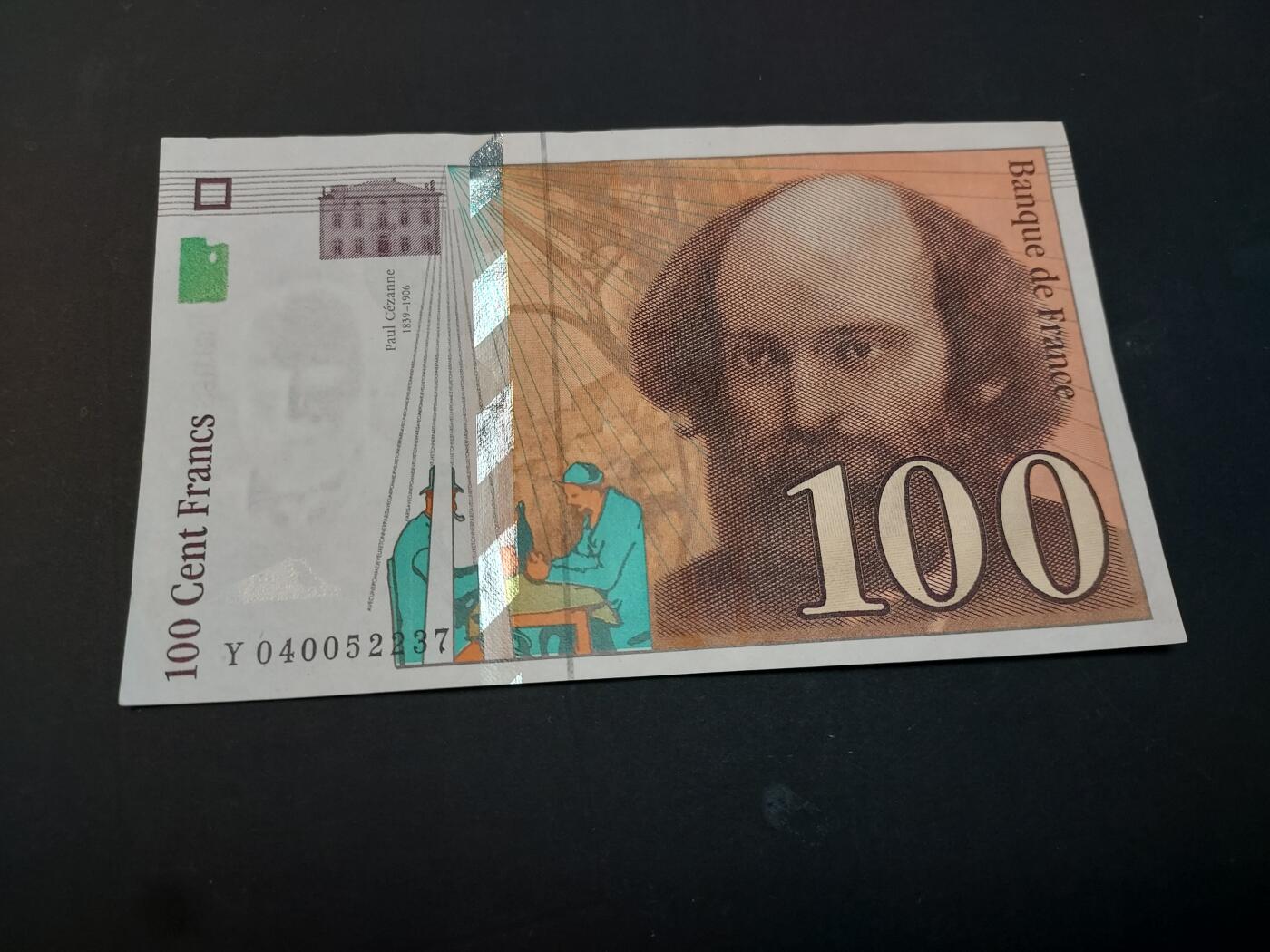 博彦收藏    4月1日 8点 钱币专场 法国 100法郎 8-85品