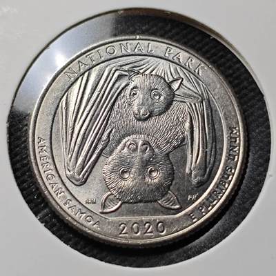 KK钱币收藏小铺  第407期 2月预留时间 周末发货 -  2020美国25分纪念币