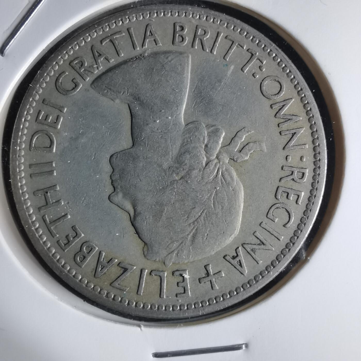 沼泽如烟--第1032场 英国1953年半克朗伊二首年