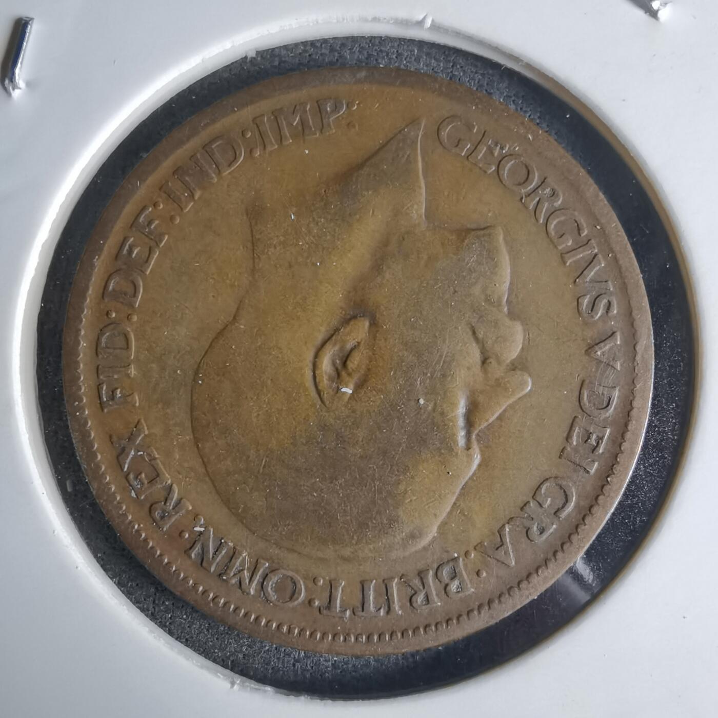 沼泽如烟--第1032场 英国1922年半便士