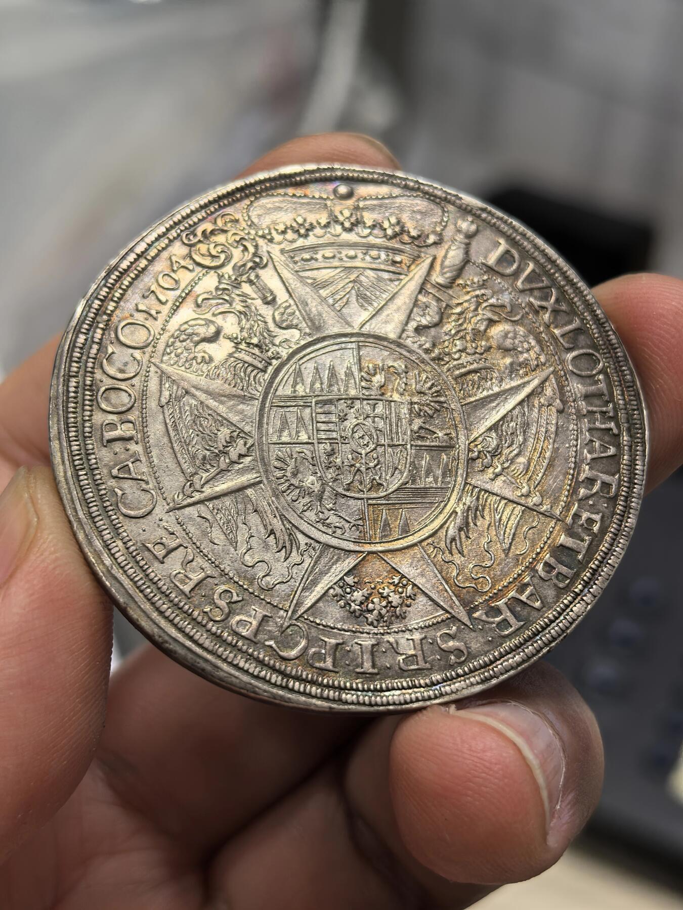 博洋堂“芳菲春韵”3月精品大拍专场暨第166期（全场包邮） 神圣罗马帝国1704年奥尔姆茨大泰勒 味道彩 绝品高分状态