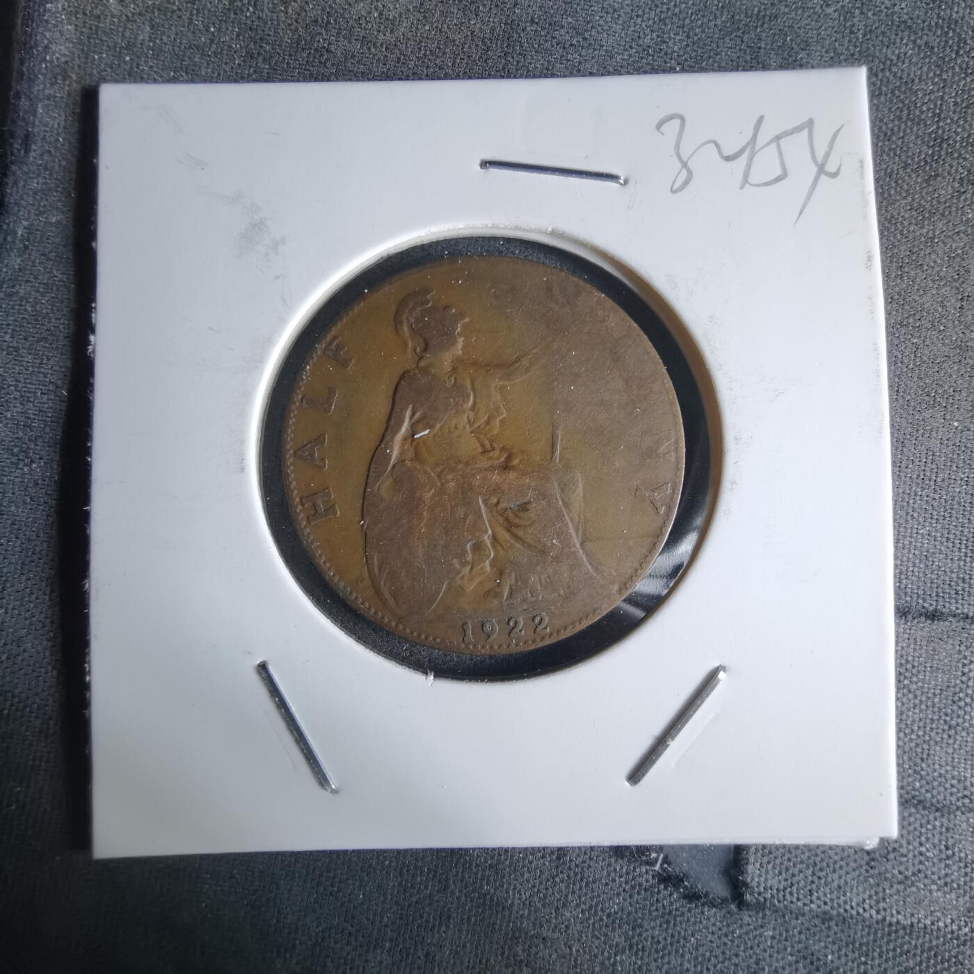 沼泽如烟--第1032场 英国1922年半便士