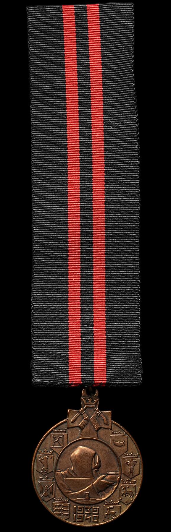 修遠堂世界钱币第109期  芬兰冬季战争纪念奖章（1939–1940），直径33.78mm，总重22.65g