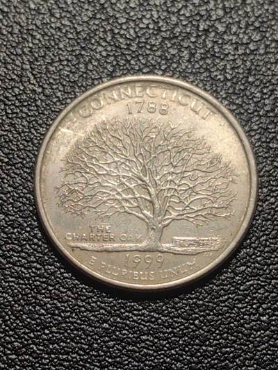 靖甫拍卖第七场 - 美国25分纪念币 康涅狄格州