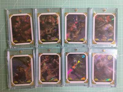 C先生 第25期 零抽层免费代拍  持续收拍品中  需要送拍的老板可以加微私聊 - 【彩闪白框】卡动×午夜猴子《封神榜》散卡8张(带卡砖)