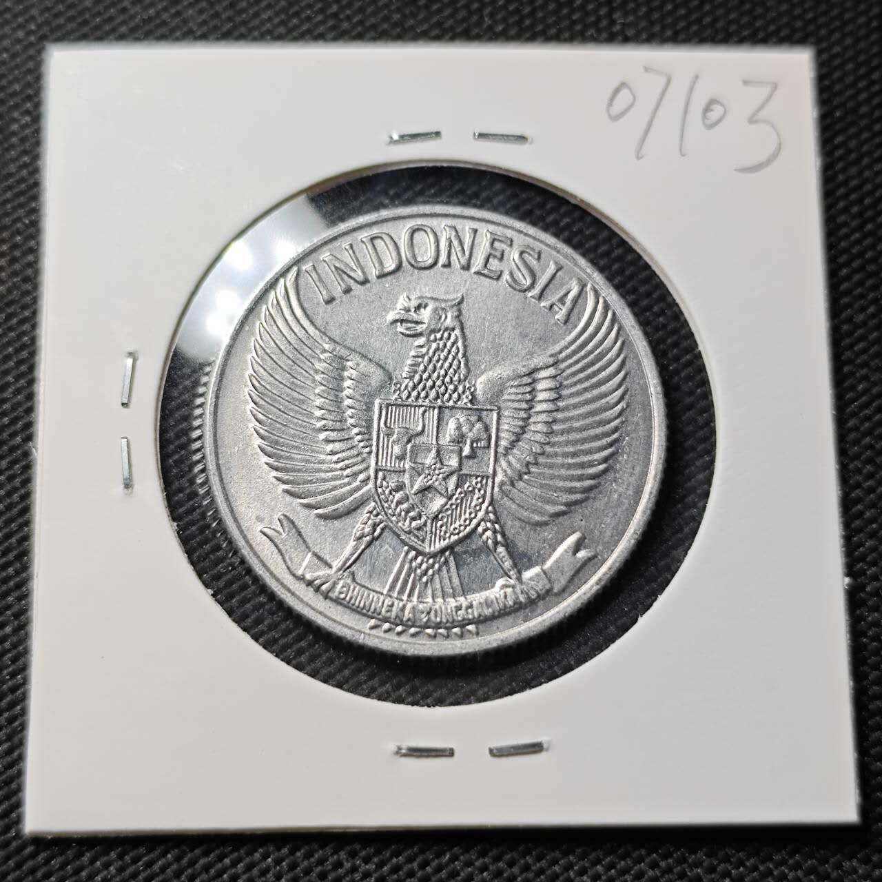 KK钱币收藏小铺  第407期 2月预留时间 周末发货  1961印尼50仙