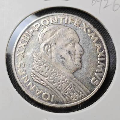 KK钱币收藏小铺  第409期 2月预留时间 周末发货 -  梵蒂冈镀银章