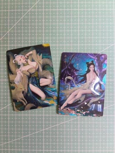 C先生 第25期 零抽层免费代拍  持续收拍品中  需要送拍的老板可以加微私聊 - 【浮雕折光】燎原文化×灰与《问道东方》涂山氏+聂小倩 2张