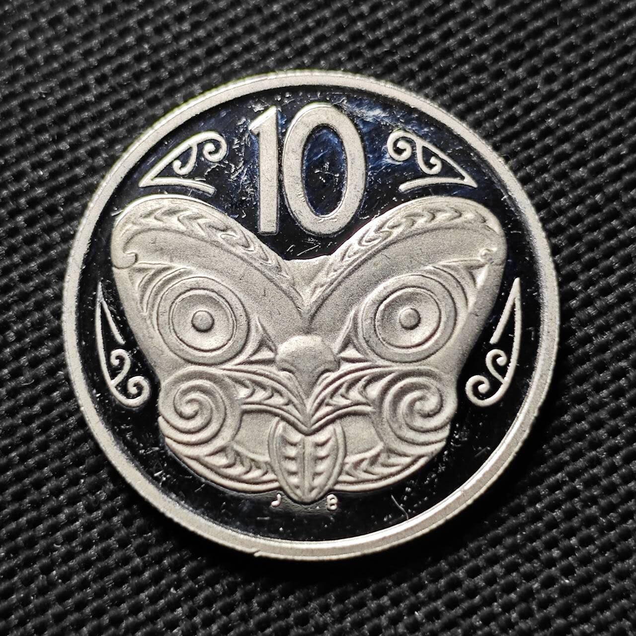 KK钱币收藏小铺  第408期 2月预留时间 周末发货   2002新西兰10分精制币