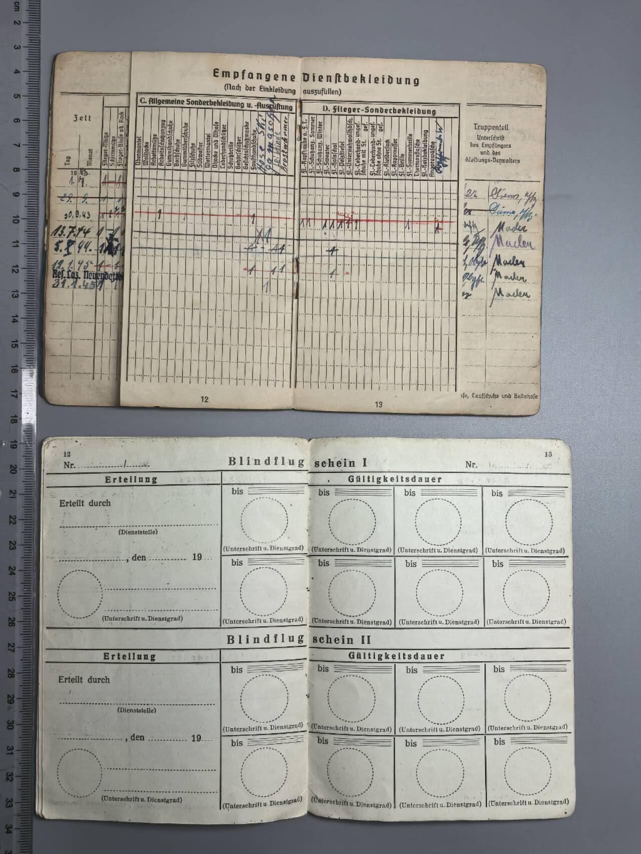 小驴勋章奖章收藏3月28日周六晚六点拍卖（珍爱和平，收藏战争，铭记历史，勿忘国耻，忠党爱国。有偿代拍，送拍规则在简介最后，参拍须阅读规则后再参拍，关系到运费包装发货时效真假辨别等关键信息，拍卖时不再发原图，看大图店主微信码在拍卖店铺介绍里） 赫尔曼戈林伞兵装甲师列兵士兵证，证书一组