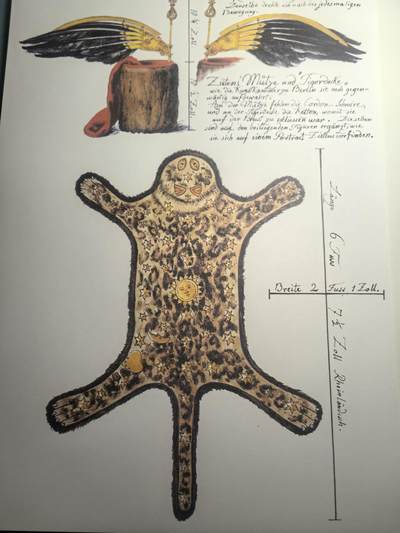 盛世勋华——号角文化勋章邮票专场拍卖第310期 - 大尺寸手绘图卡 普鲁士王国第2骠骑兵团装备 大A4尺寸 翻印自1851年出版《腓特烈大帝的军队》一书