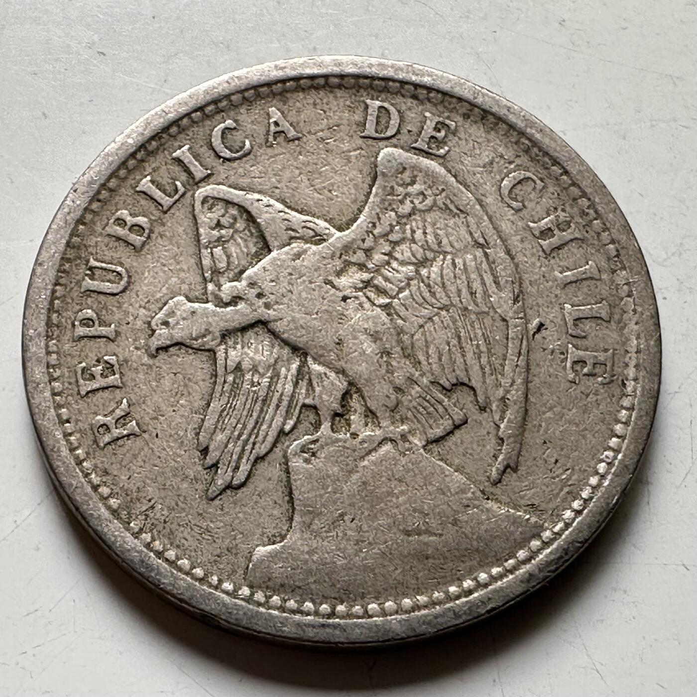 🌹外币初藏🌹🐯2026年第34场   每周二四六晚8️⃣点 接代拍 智利 1925年 安第斯神鹰 20分