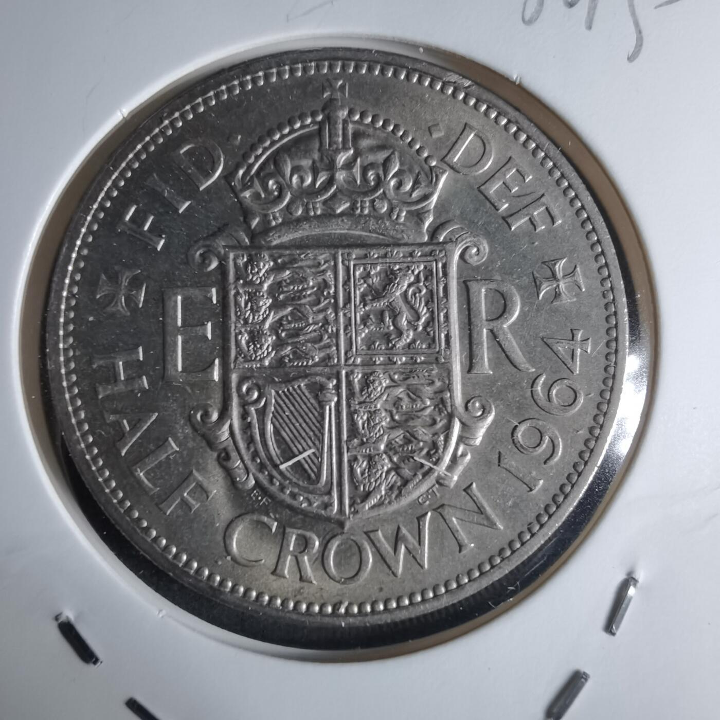 沼泽如烟--第1032场 英国1964年半克朗