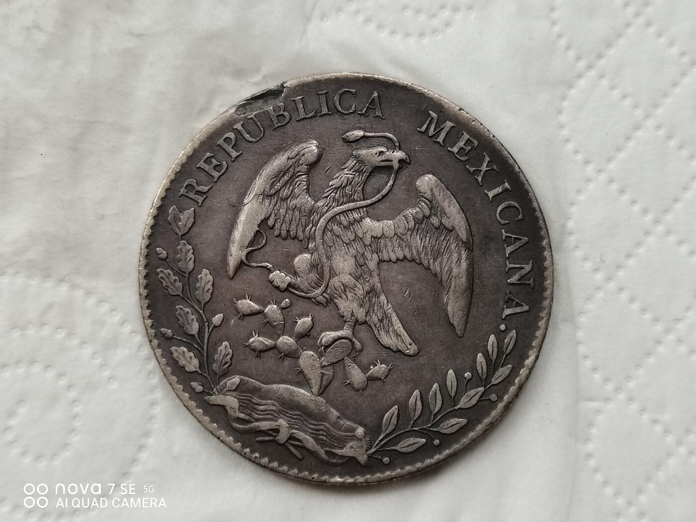 银币 1897年墨西哥鹰洋（27.1克）