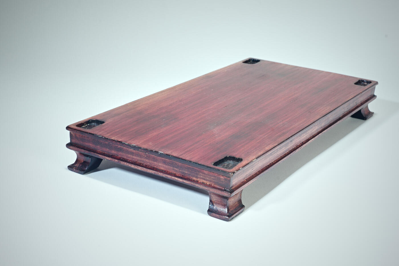 上海都达杂项专场八十【全场包邮】 清代木底座，全品，尺寸如图，无明显瑕疵，适合文房摆件或收藏。1-1